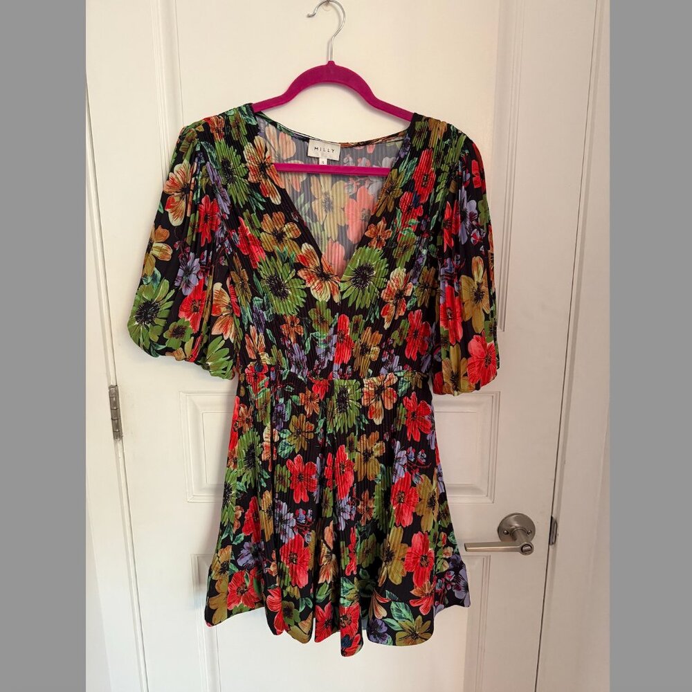 Milly Floral Mini Dress - Multicolor